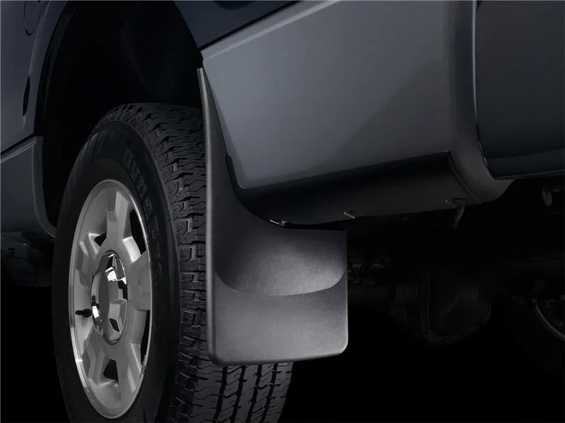 WeatherTech 07-13 Toyota Tundra No Drill Rear Mudflaps - Side View