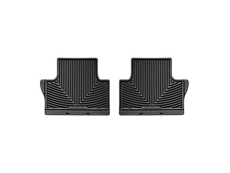 WeatherTech 07-14 Volvo S80 Rear Rubber Mats - Black - Main Product View