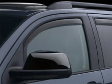 Load image into Gallery viewer, WeatherTech 07-21 Toyota Tundra Front Side Window Deflectors - Dark Smoke - Back View