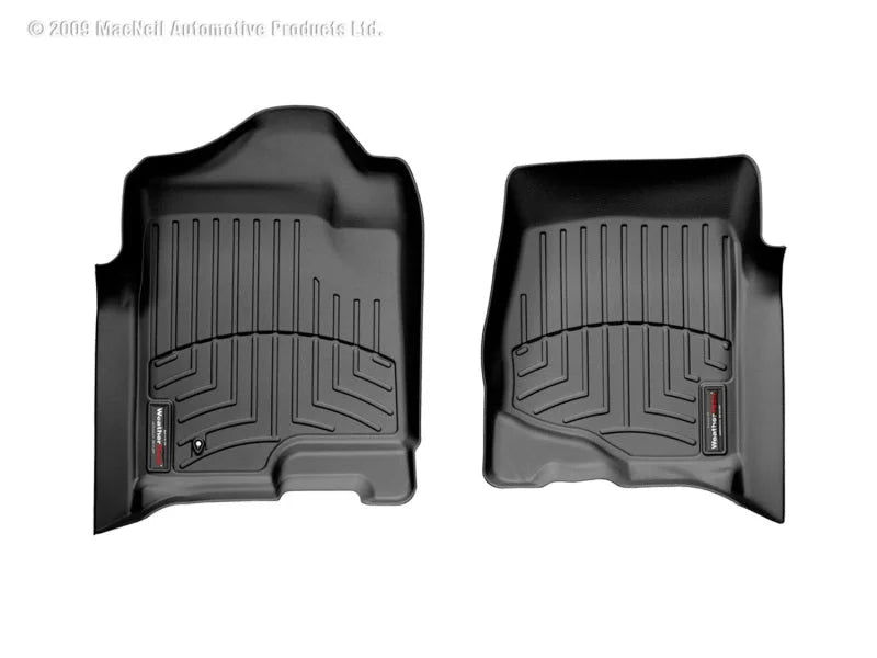 WeatherTech 07+ Chevrolet Avalanche Front FloorLiner - Black - Main Product View