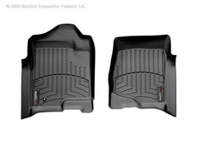 Load image into Gallery viewer, WeatherTech 07+ Chevrolet Avalanche Front FloorLiner - Black - Main Product View