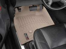Load image into Gallery viewer, WeatherTech 07+ Chevrolet Avalanche Front FloorLiner - Tan - Installation View