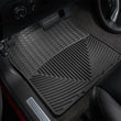 Load image into Gallery viewer, WeatherTech 07+ Chevrolet Avalanche Front Rubber Mats - Black - Installation View