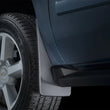 Load image into Gallery viewer, WeatherTech 07+ Chevrolet Avalanche No Drill Mudflaps - Black - Installation View
