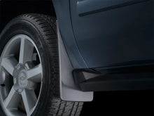 Load image into Gallery viewer, WeatherTech 07+ Chevrolet Avalanche No Drill Mudflaps - Black - Installation View