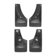 Load image into Gallery viewer, WeatherTech 07 Chevrolet Silverado No Drill Mudflaps - Black - Back View