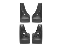 Load image into Gallery viewer, WeatherTech 07 Chevrolet Silverado No Drill Mudflaps - Black - Back View