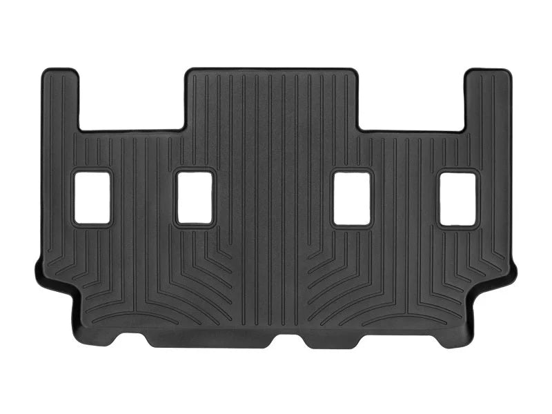 WeatherTech 07+ Ford Expedition EL Rear FloorLiner - Black - Back View