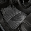 Load image into Gallery viewer, WeatherTech 07+ GMC Acadia Front Rubber Mats - Black - Installation View