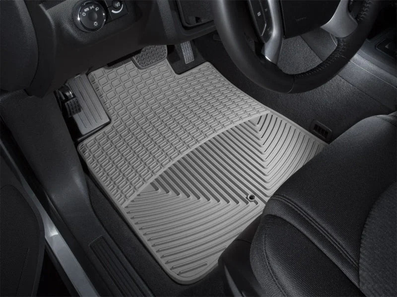 WeatherTech 07+ GMC Acadia Front Rubber Mats - Grey - Additional View 5