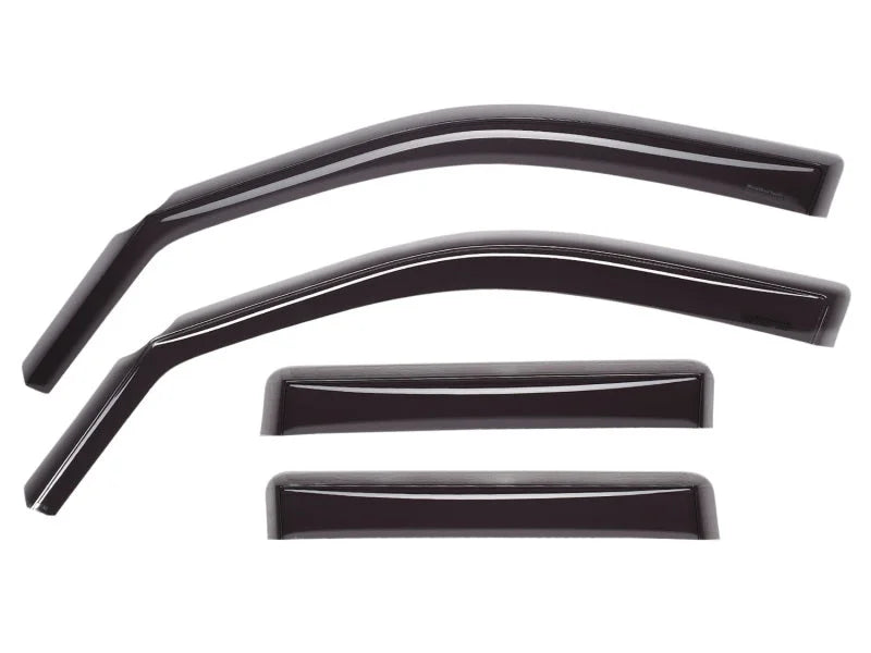 WeatherTech 07+ GMC Acadia Front and Rear Side Window Deflectors - Dark Smoke - Side View