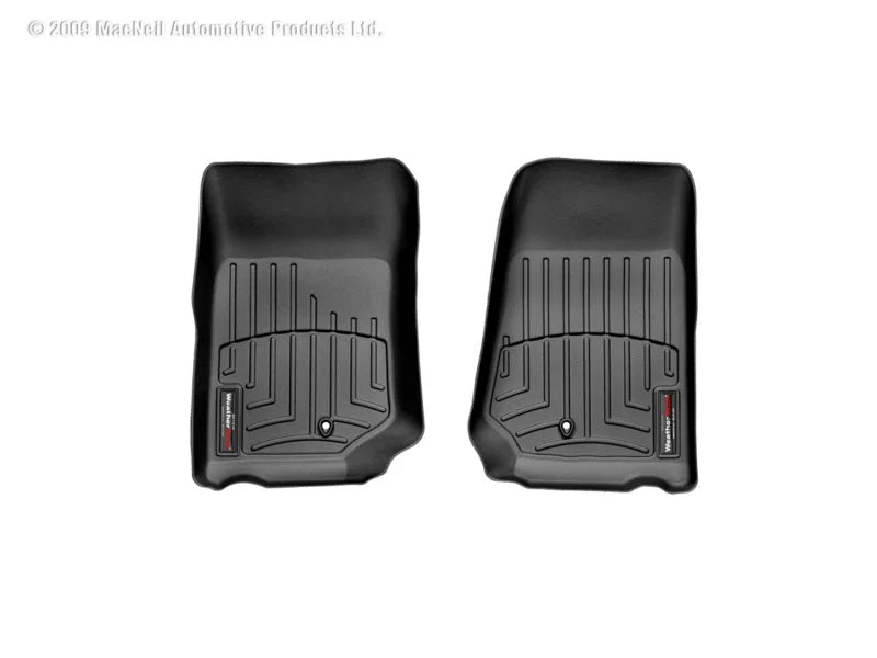 WeatherTech 07+ Jeep Wrangler Front FloorLiner - Black - Main Product View