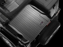 Load image into Gallery viewer, WeatherTech 07+ Jeep Wrangler Unlimited Cargo Liners - Black - Installation View