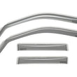 Load image into Gallery viewer, WeatherTech 07+ Jeep Wrangler Unlimited Front and Rear Side Window Deflectors - Light Smoke - Side View