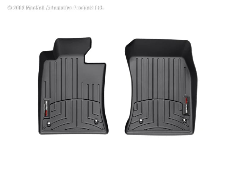 WeatherTech 07+ Mini Convertible Front FloorLiner - Black - Main Product View
