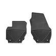 Load image into Gallery viewer, WeatherTech 07+ Volvo S80 Front Rubber Mats - Black - Side View