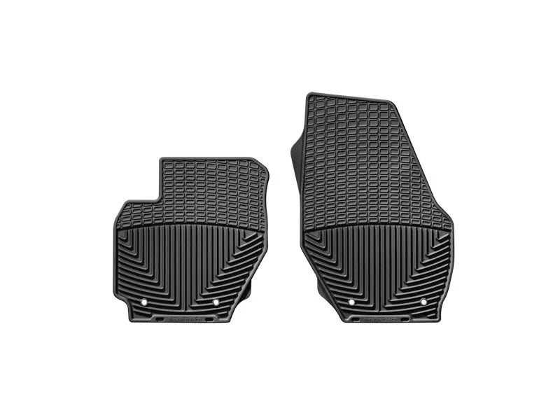 WeatherTech 07+ Volvo S80 Front Rubber Mats - Black - Side View