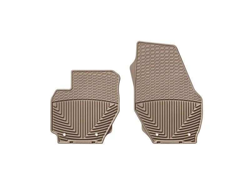 WeatherTech 07+ Volvo S80 Front Rubber Mats - Tan - Main Product View
