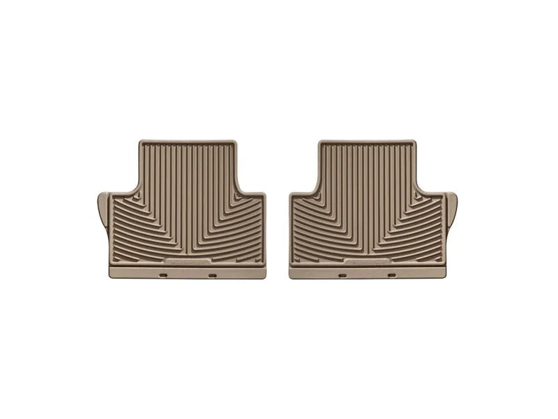 WeatherTech 07+ Volvo S80 Rear Rubber Mats - Tan - Main Product View