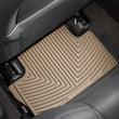 Load image into Gallery viewer, WeatherTech 07+ Volvo S80 Rear Rubber Mats - Tan - Back View