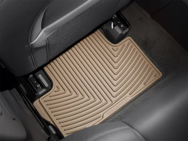 WeatherTech 07+ Volvo S80 Rear Rubber Mats - Tan - Back View