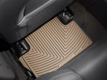 Load image into Gallery viewer, WeatherTech 07+ Volvo S80 Rear Rubber Mats - Tan - Back View