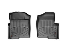Load image into Gallery viewer, WeatherTech 08-10 Ford F-150 Front FloorLiner - Black - Side View