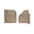 Load image into Gallery viewer, WeatherTech 08-10 Ford F250/F350/F450/F550 Super Duty Regular Cab Front FloorLiner - Tan - Main Product View