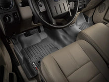 Load image into Gallery viewer, WeatherTech 08-10 Ford SuperDuty Front FloorLiner - Black - Installation View