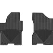 Load image into Gallery viewer, WeatherTech 08-11 Nissan Titan Front Rubber Mats - Black - Back View