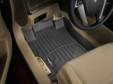 Load image into Gallery viewer, WeatherTech 08-12 Honda Accord Front FloorLiner - Black - Installation View