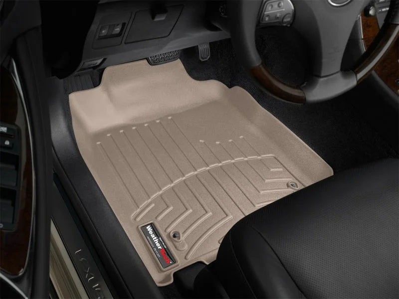 WeatherTech 08-12 Lexus ES 350 Front FloorLiner - Tan - Installation View