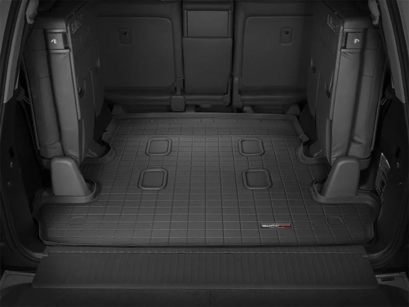 WeatherTech 08-13 Lexus LX570 Cargo Liners - Black - Installation View