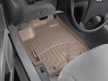 Load image into Gallery viewer, WeatherTech 08-13 Toyota Highlander Front FloorLiner - Tan - Installation View