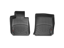 Load image into Gallery viewer, WeatherTech 08+ BMW 1-Series (E82/E88) Front FloorLiner - Black - Main Product View