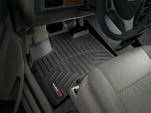 Load image into Gallery viewer, WeatherTech 08+ Chrysler Town &amp; Country Front FloorLiner - Black - Installation View