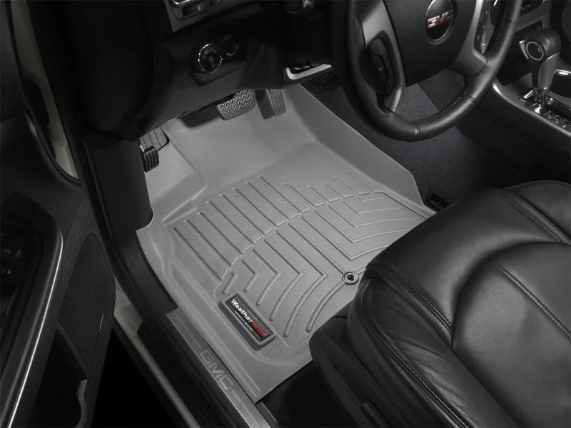 WeatherTech 08+ GMC Acadia Front FloorLiner - Grey - Additional View 5
