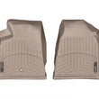 Load image into Gallery viewer, WeatherTech 08+ GMC Acadia Front FloorLiner - Tan - Back View