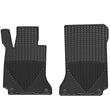 Load image into Gallery viewer, WeatherTech 08+ Mercedes-Benz E-Class Front Rubber Mats - Black - Main Product View