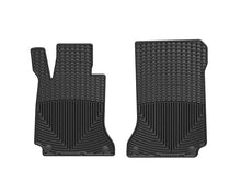 Load image into Gallery viewer, WeatherTech 08+ Mercedes-Benz E-Class Front Rubber Mats - Black - Main Product View