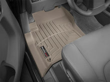 Load image into Gallery viewer, WeatherTech 08+ Nissan Frontier Front FloorLiner - Tan - Installation View
