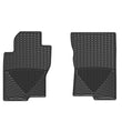 Load image into Gallery viewer, WeatherTech 08+ Nissan Xterra Front Rubber Mats - Black - Side View