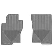 Load image into Gallery viewer, WeatherTech 08+ Nissan Xterra Front Rubber Mats - Grey - Back View