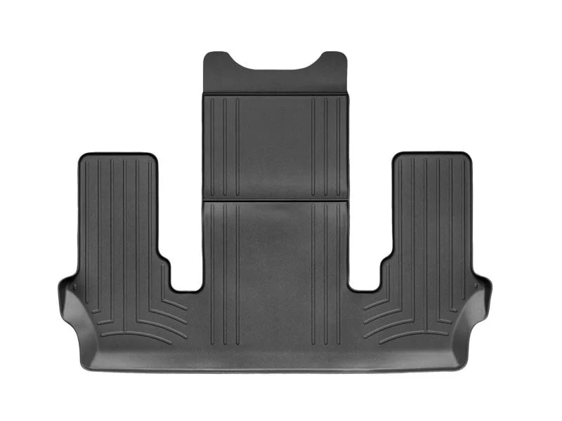 WeatherTech 08+ Toyota Sequoia Rear FloorLiner - Black - Back View