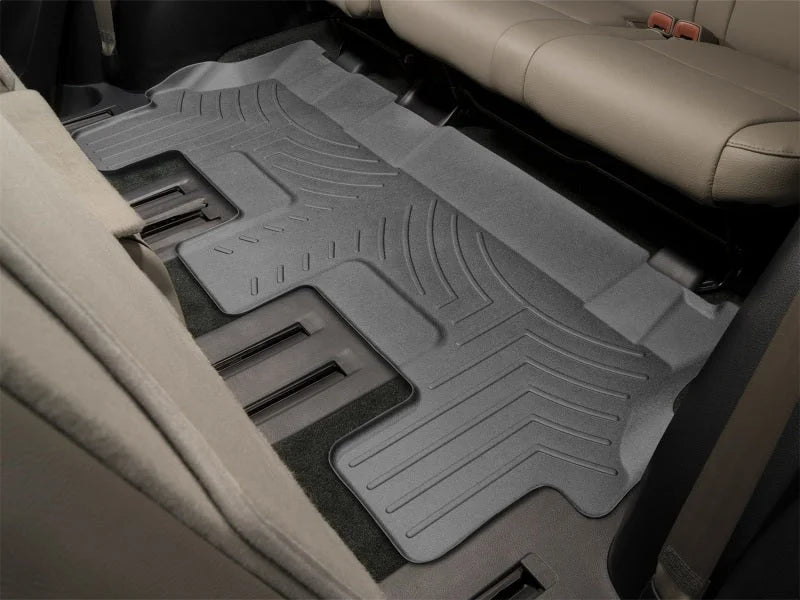 WeatherTech 08+ Toyota Sequoia Rear FloorLiner - Black - Additional View 5
