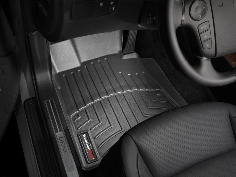WeatherTech 09-10 Hyundai Genesis Front FloorLiner - Black - Additional View 10