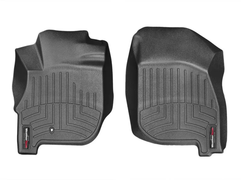 WeatherTech 09-12 Automatic Transmission Only Mitsubishi Galant Front FloorLiner - Black - Back View