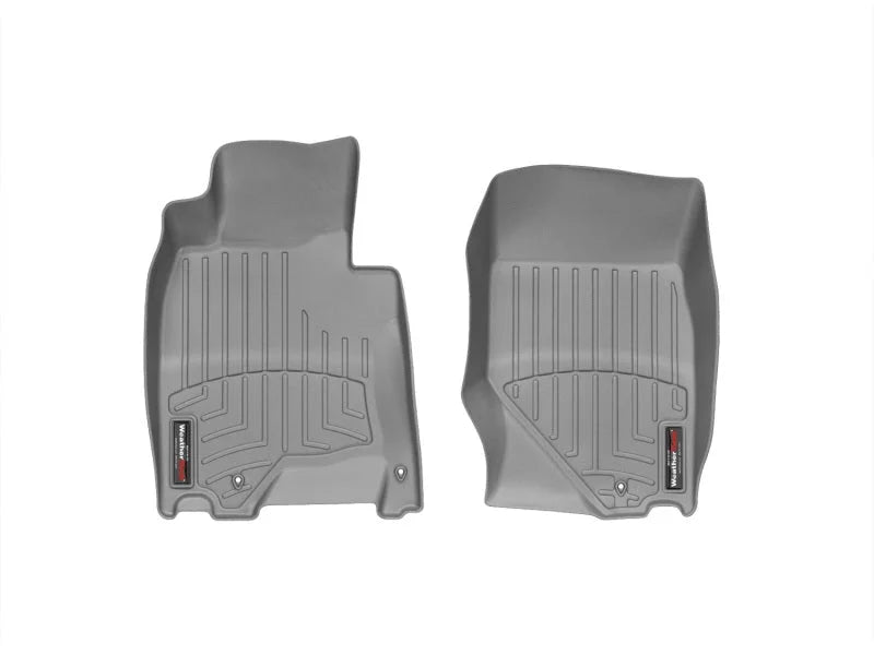 WeatherTech 09-13 Infiniti G Front FloorLiner - Grey - Back View