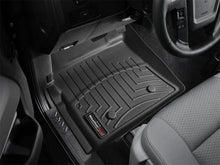 Load image into Gallery viewer, WeatherTech 09-14 Ford F-150 Front FloorLiner - Black - Installation View