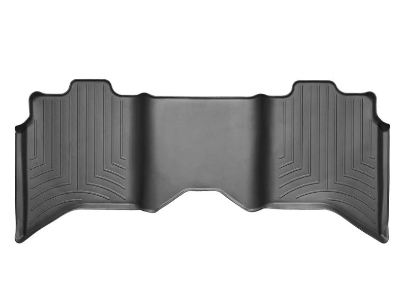WeatherTech 09+ Dodge Ram 1500 Crew Cab Rear FloorLiner - Black - Main Product View
